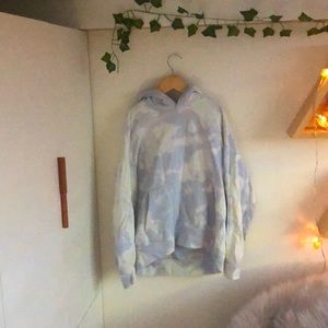 Baby Blue tie dye hoodie from Zara. Size 11/12 girls.
